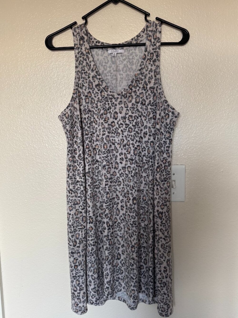 Z Supply V-Neck Tank Leopard Breezy Dress